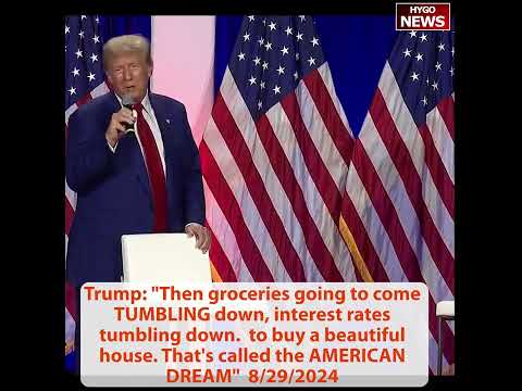 Kamala price controls never worked, Trump groceries & interest rates TUMBLING down, buy a house