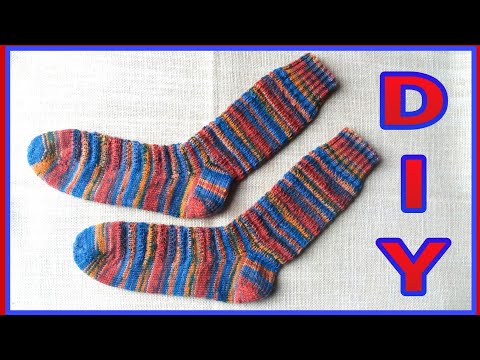 Einfaches Socken - Muster stricken • Anfängertauglich • DIY * Julebuergerfee