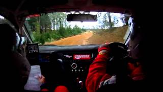 preview picture of video 'SS3 - Michael Boaden / Helen Cheers - Mitsubishi Lancer Evo IX Onboard - 2012 Scouts Rally SA'