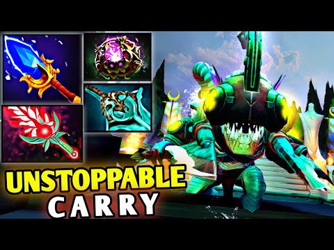 UNSTOPPABLE CRAZY [ Slark ] Hard Carry INSANE - TOP RANKED GAMEPLAY