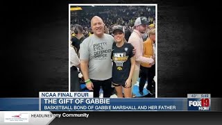 Basketball bond between Gabbie Marshall and her father