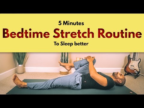 5 Minute Before Bed Stretching Routine for Better Sleep