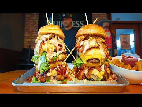 After a Decade... Im Back For Revenge! | Teak's Cheesy Twin Tower Burger Challenge in Florida