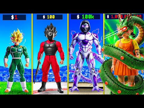 Upgrading DRAGON BALL Z to SQUID GAME DRAGON BALL in GTA 5!