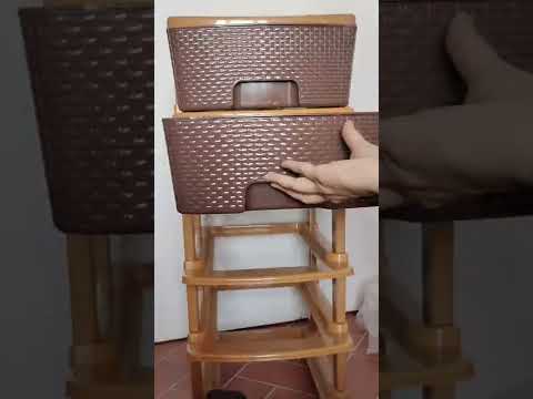 Neural 4 Tier Plastic Modular Drawer (1151)