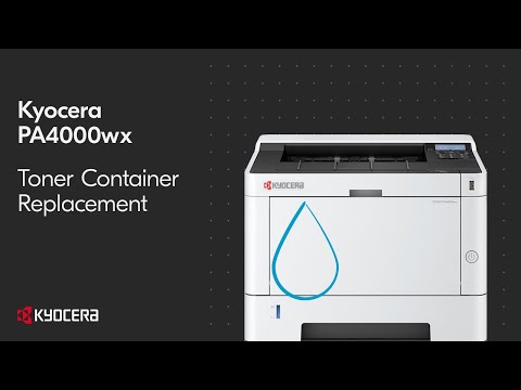 Kyocera PA3500wx — замена картриджа с тонером