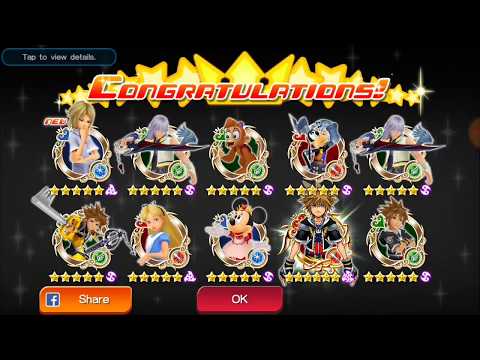 KHUx F2P - 3 pulls for Roxas EX/HD Xion!!!