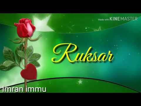 Ruksar name/WhatsApp status video/khamoshiyan song/ Imran Immu