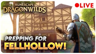 Runescape Dragonwilds - Prepping For Fellhollow & Building (Live Gameplay)