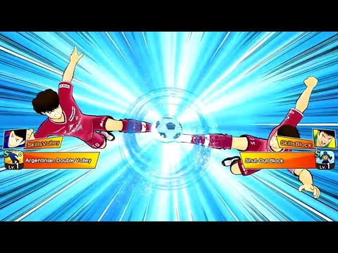 Argentinian Double Volley (Javier Saviola) - Captain Tsubasa Dream Team Skill
