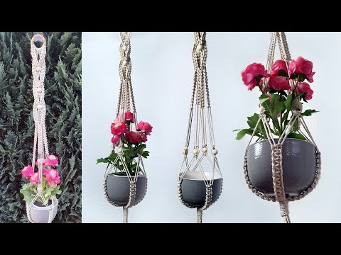 Macrame Designed Basket DIY