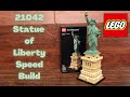 LEGO Architecture 21042 Statue Of Liberty Time Lapse Speed Build