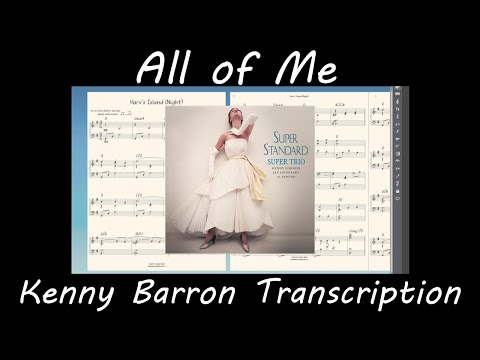 **All of Me** Kenny Barron Piano Transcription | Free Download