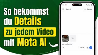So bekommst du Details zu jedem Video mit Meta AI | Summary, Transcrip