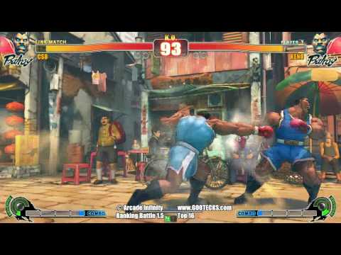 Arcade Infinity SF4 Ranbat 1.5 WB3 - CSB (BA) vs Keno (BA) - Part 1