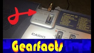 Video thumbnail for Casio LK-110 used as a guitar amp with MIC-in by Gearfacts