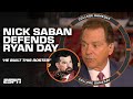 ABSOLUTELY RIDICULOUS ️ Nick Saban Comes To Ryan Day S Defense Over Criticism College GameDay