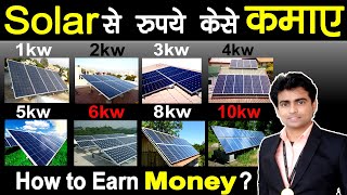 How to Earn Money from Solar System | Solar se rupiya kamaye | make money | earn money with solar