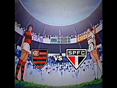 Flamengo vs Sao paulo - Tsubasa vs Carlos Santana #animeedit #captaintsubasa #futbol #shorts