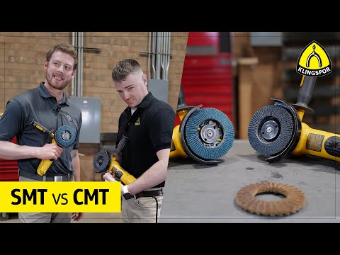 SMT vs. CMT Quick Change Flap Disc | KLINGSPOR Abrasives USA
