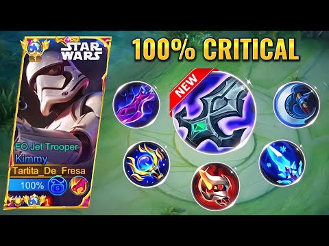 TOP 1 GLOBAL KIMMY BEST CRITICAL BUILD AND EMBLEM 100% BROKEN!! | KIMMY BEST BUILD 2023