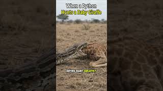 When a Python Hunts a Baby Giraffe