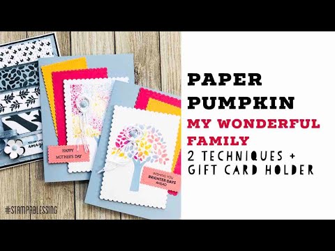 Try these easy techniques with your Paper Pumpkin