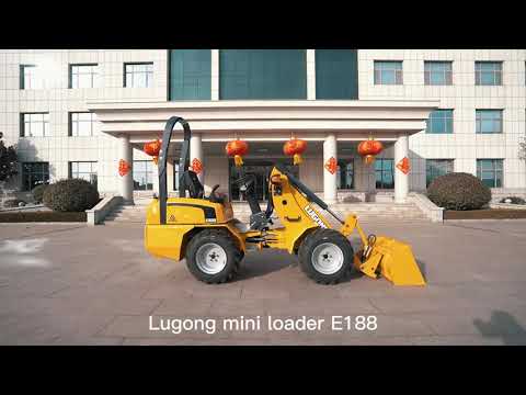 LUGONG E188 Mini Wheel Loader.