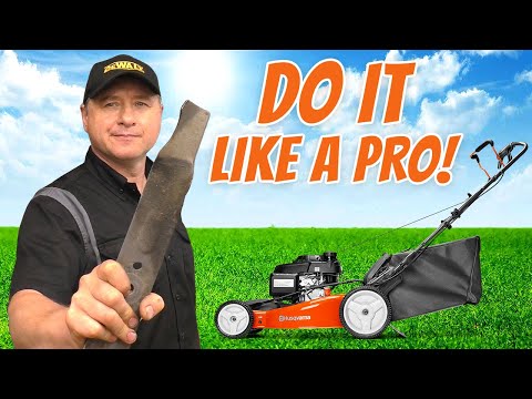 HOW-TO Sharpen Lawnmower Blades - Includes Mulching Blades!