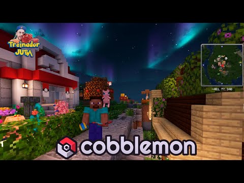 CAPTUREI O MEU PRIMEIRO POKÉMON LENDÁRIO NO COBBLEMON DO MINECRAFT