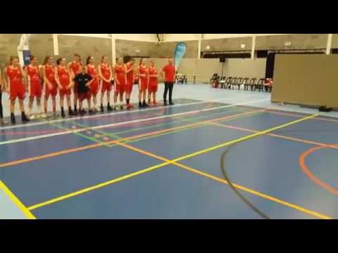 Beker van West-Vlaanderen Basket 2017. Winnaar Dames DBC Waregem B!