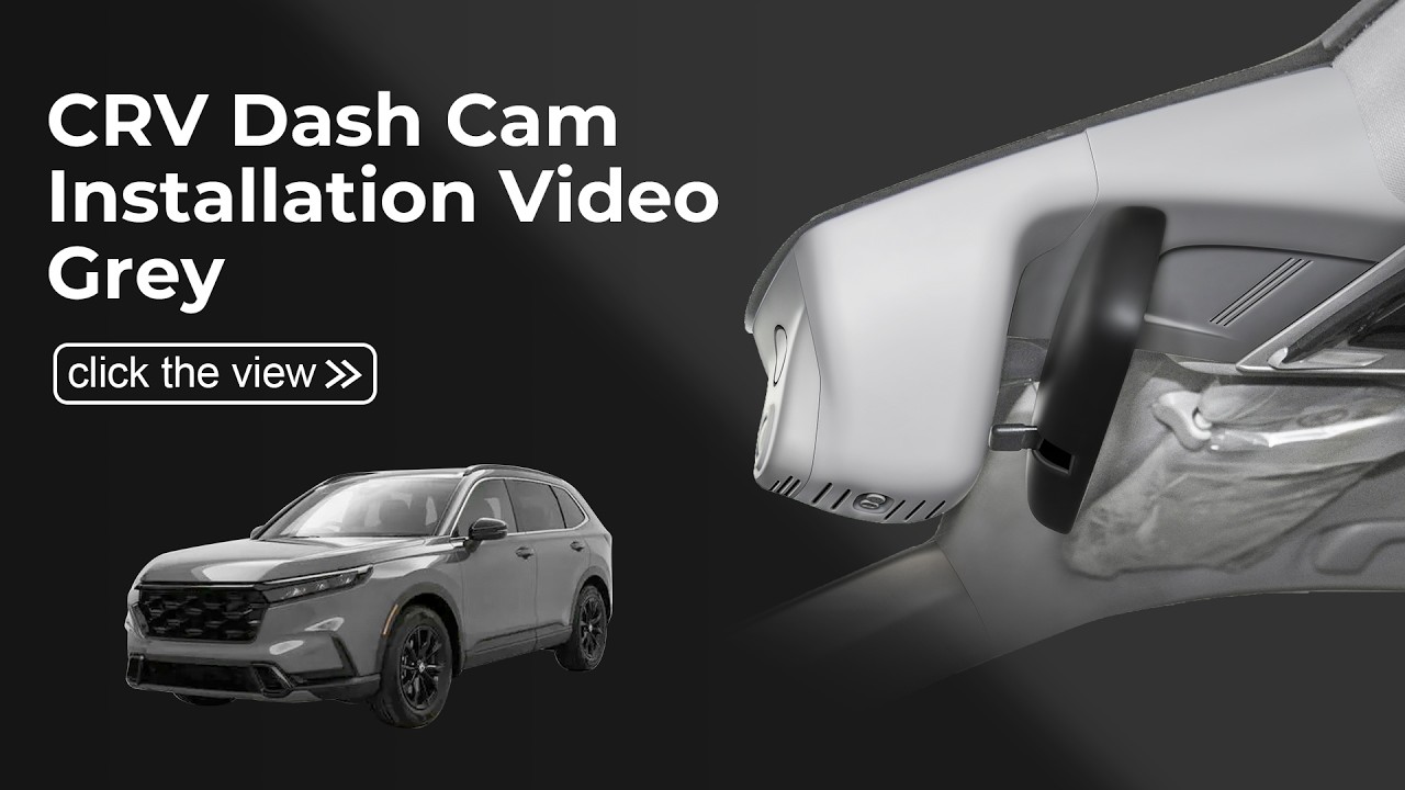 Dash Cam 028N (Gray) Installation Video for Honda CRV Gen6 CR-V & CR-V HYbrid 2023-2026