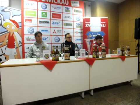 FSV Net-TV I Pressekonferenz Zwickau - Auerbach