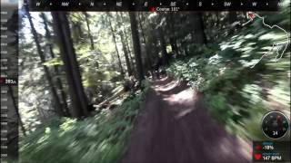 Trail D is a great little singletrack that dives off the north side of West Canfield Butte just Northeast of Coeur d'Alene, ID.