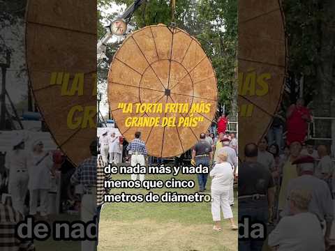 La torta frita más grande del país está en Mercedes, Buenos Aires