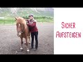 Sicher Auf Und Absteigen Ganz Ohne Rutschenden Sattel