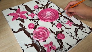 5 Ways to Create Stunning 3D Flowers with Texture | Easy Texture Painting Tutorial Step-by-step