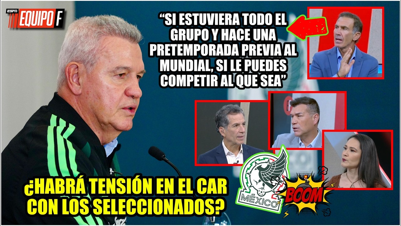 AGUIRRE pone a prueba a SUS SELECCIONADOS con temprana concentración ¿Crisis en CAR? | Equipo F