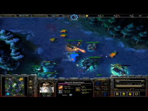 Warcraft 3 - VeryB1gman vs x6tence_VortiX Part 2