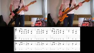 Rage Against The Machine - Calm Like A Bomb Guitar &amp; Bass cover with tabs