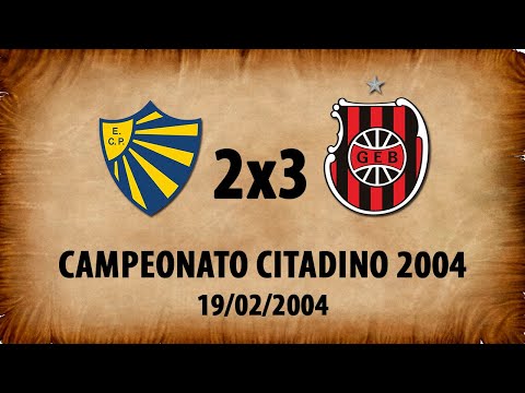 E.C.Pelotas 2x3 G.E.Brasil - Final Campeonato Citadino 2004