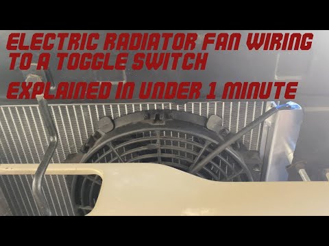 YouTube video about: How to wire a cooling fan to a toggle switch?