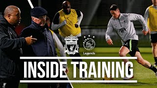 Fernando Torres Goals as Sven-Göran Eriksson Watches Liverpool Legends | Inside Training