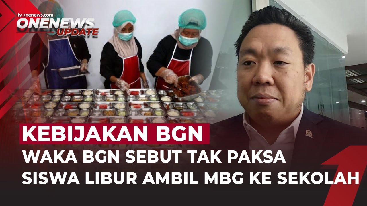 MBG Tetap Jalan Meski Libur Sekolah, Begini Kata BGN | OneNews Update