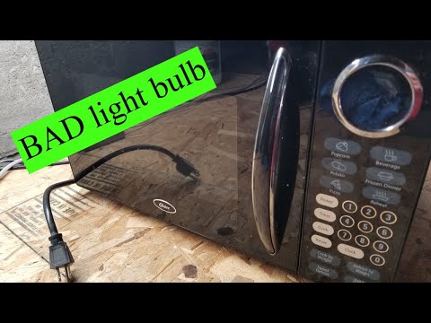 Microwave - Replace light bulb