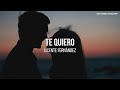Vicente Fernández - Te Quiero (LETRA)