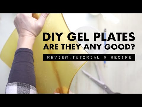 The Perfect DIY Gel Plate? Just 4 Ingredients! (+ Free Recipe Calculator)