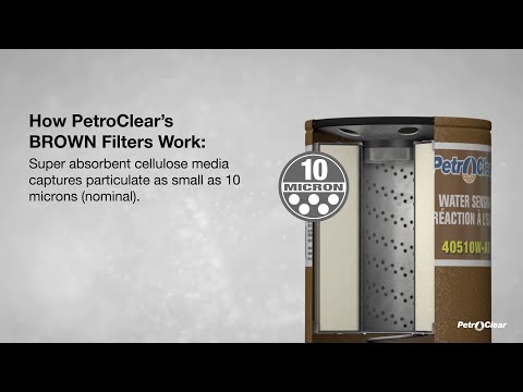Petroclear 40530W-AD 30 Micron Particulate/Water Sensing Spin-On Fuel Dispenser Filter