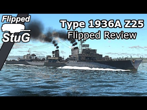 Type 1936A Z25 | Flipped Review | War Thunder
