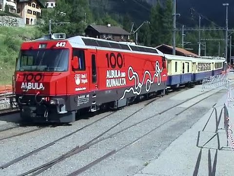 Die RHÄTISCHE BAHN 2003 Teil 1 100 Jahre ALBULA und RUINAULTA